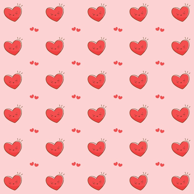 Logo pattern heart Design Vector