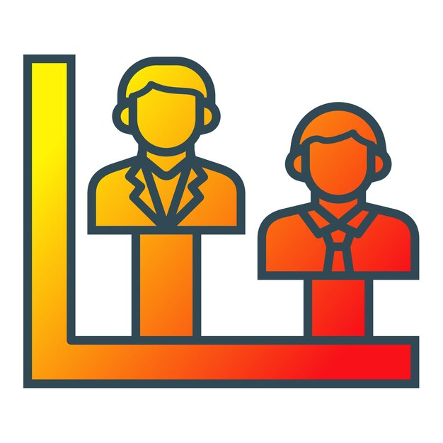 a logo for a person with a letter l on it