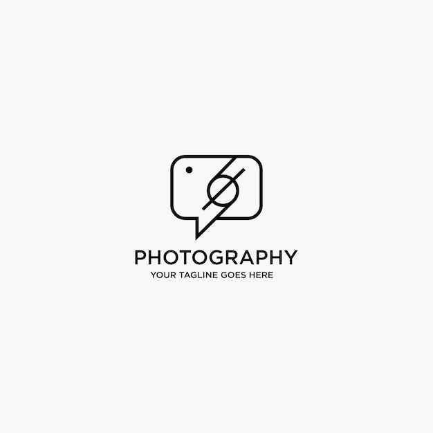 logo photography design art template
