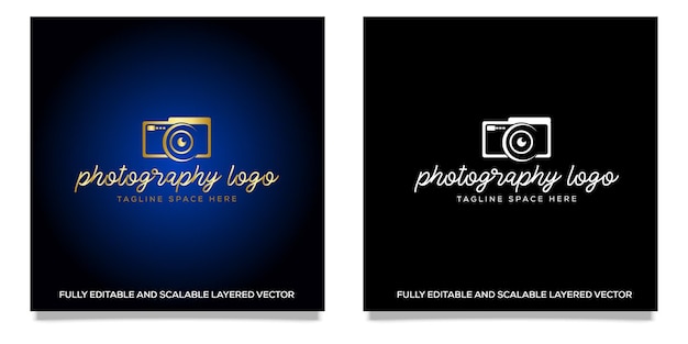 Logo for photography studio and creative photography logotype