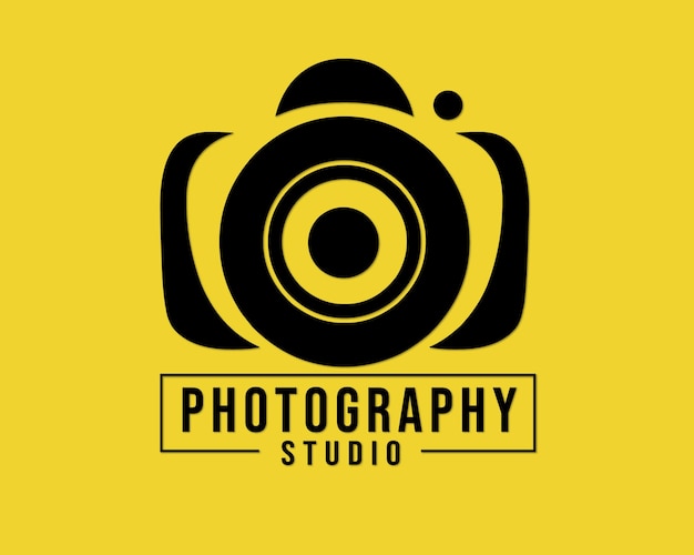 Logo photography template design vectror