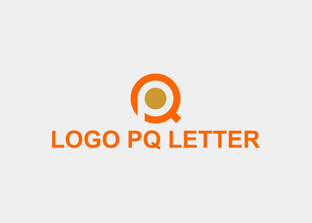 ロゴ PQ 文字 サークル 会社名