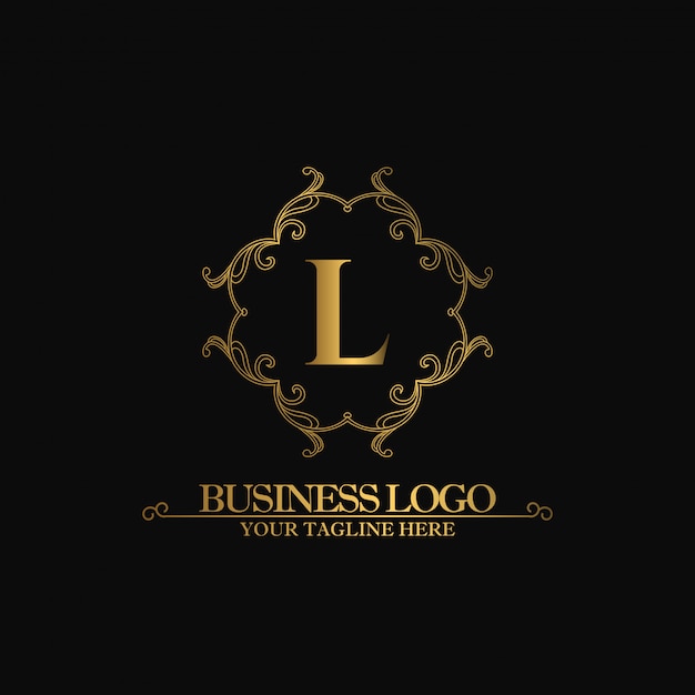 Vector logo premium luxe