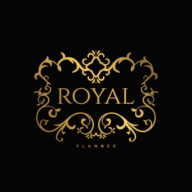Logo premium di lusso con oro