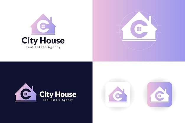 Logo for a real estate agency