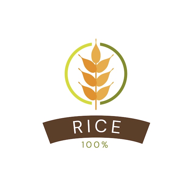 logo rice business design company brand