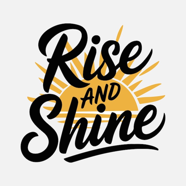 라이즈 앤 샤인 (Rise and Shine) 의 로고