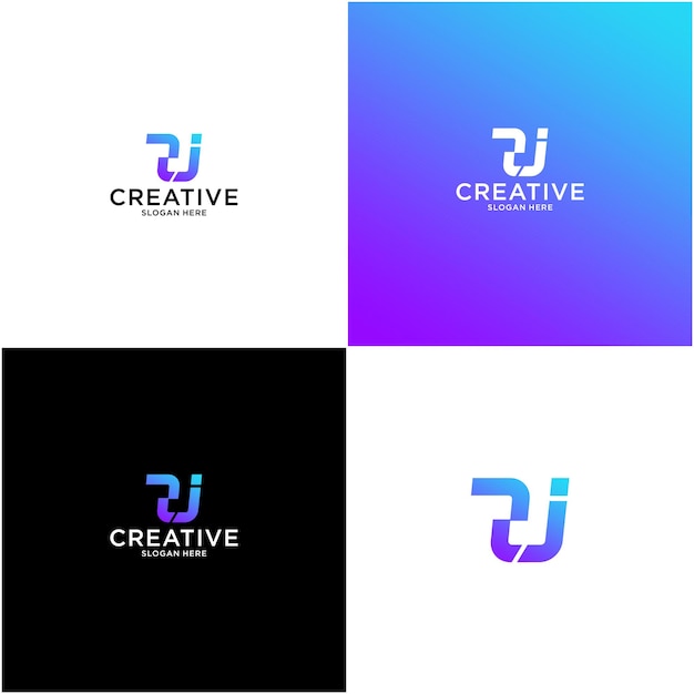 Logo rj powerful colour