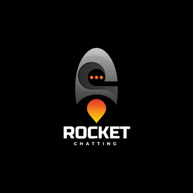 Logo Rocket Gradient