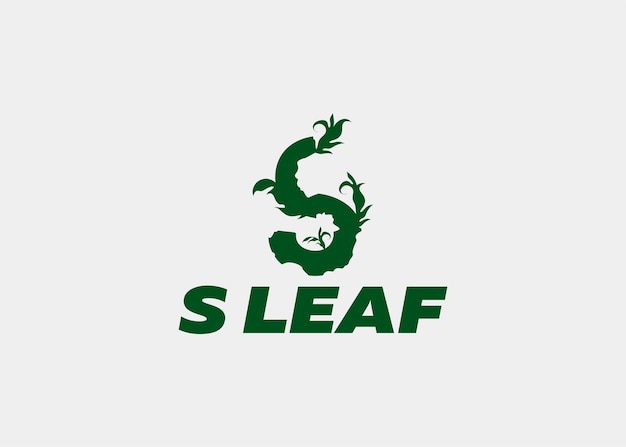 로고 S LEAF 회사 이름