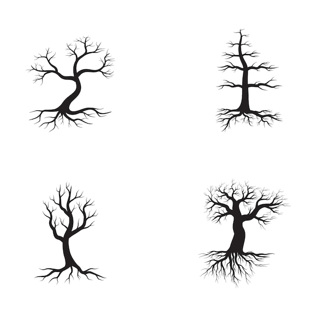 Logo&#39;s van groene boomblad ecologie