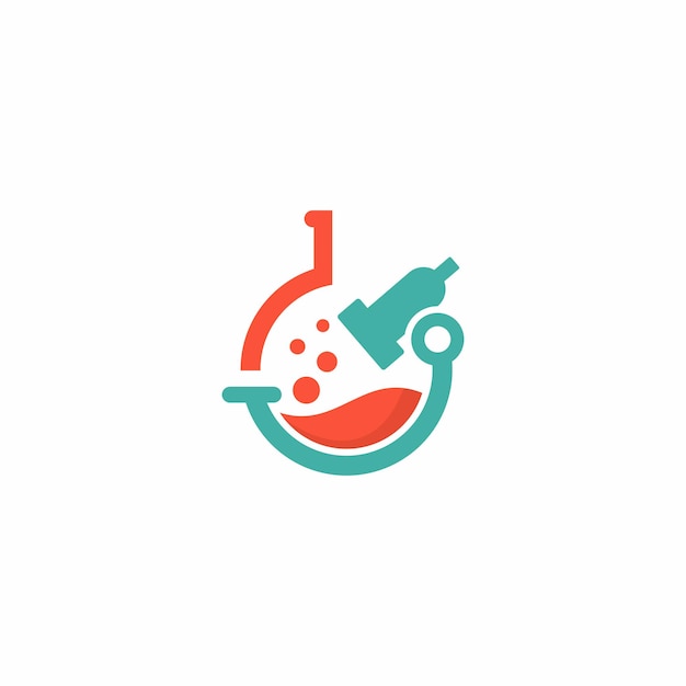 Vector logo for a science lab called a lab