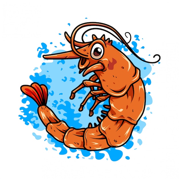 Logo seafood shrimp restorant