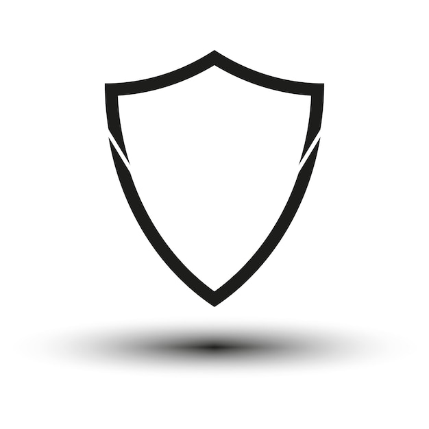 Logo shield icon security symbol vector illustration eps 10 stock image