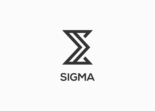 Logo sigma bedrijfsnaam logo afbeelding