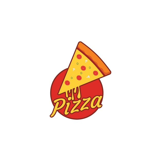 Logo Sjabloon Voor Eten Of Pizza Restaurant