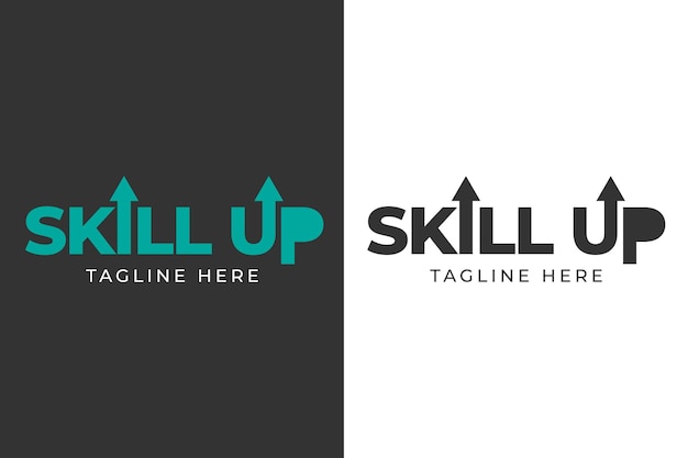 logo skill up education template design