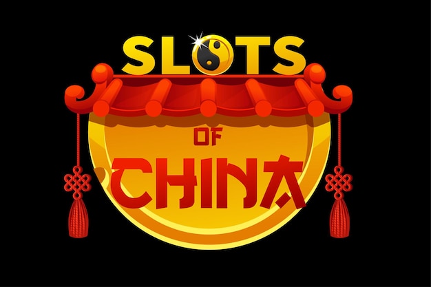 Logo della slot della cina logo vettoriale per il casinò