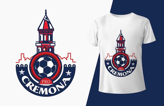 A logo for a soccer game