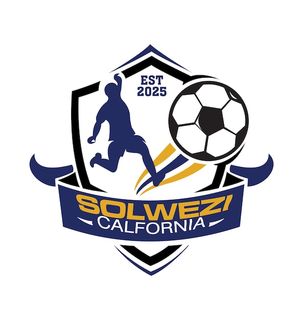 Vector a logo for solwezi california that is on a white background