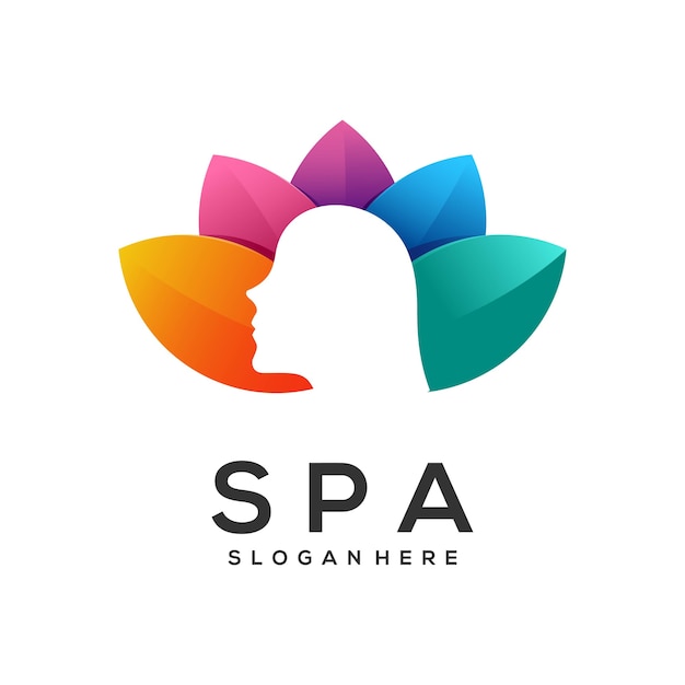 Logo spa kleurverloop