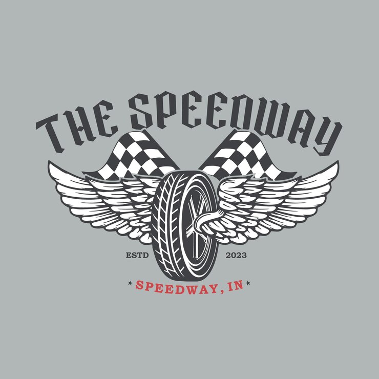 The logo for the speedway in 2009