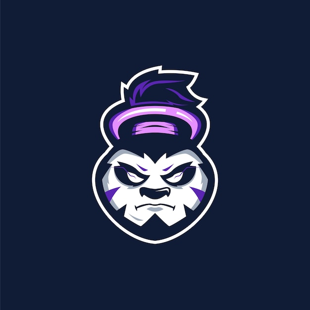 Logo sport panda monk