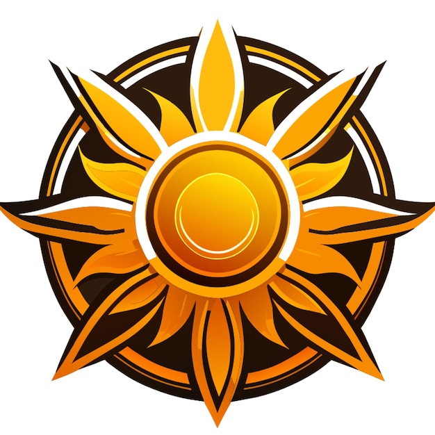 логотип, солнышко