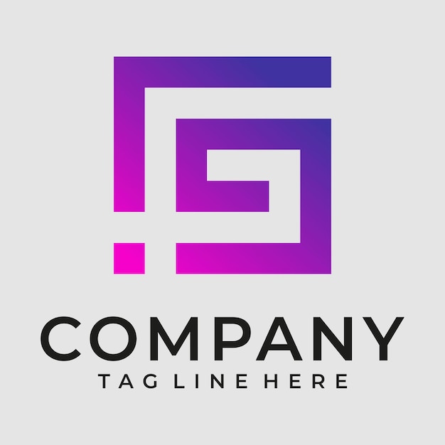 Logo symbool modern minimalistisch logo witte achtergrond