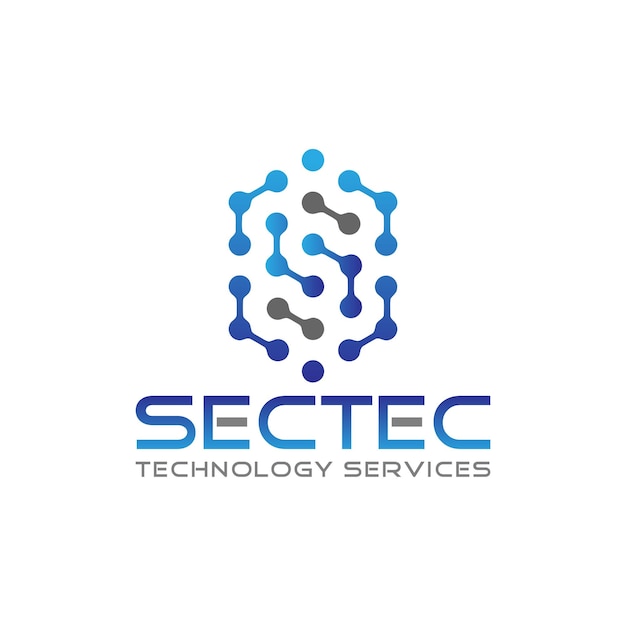 Vector logo for a technology services company by seg.