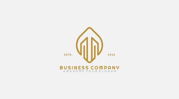 logo template design. Abstract business finance arrow