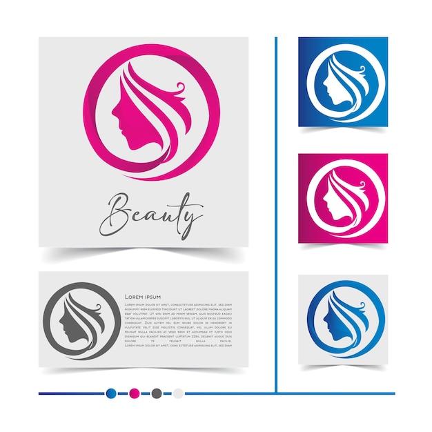 Logo template design