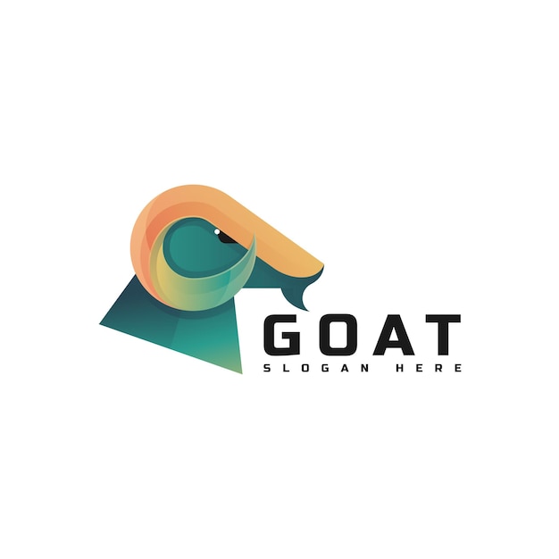 Logo template of Goat Gradient Colorful Style
