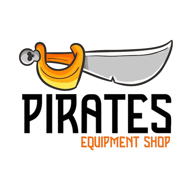 Logo template for pirates equipment shop