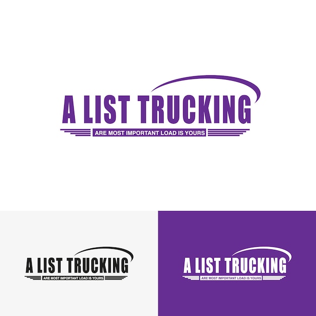 Logo template of Truck, cargo, delivery, Logistic