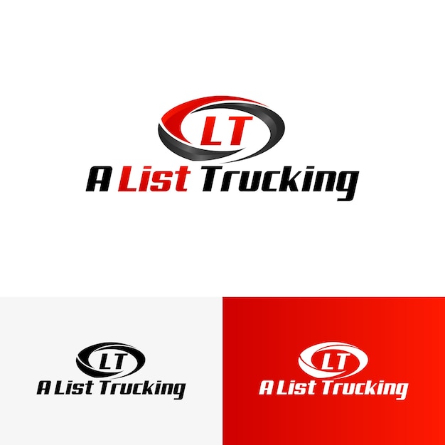 Logo template trucking, truck, shipment, travel, transportation, road, cargo, shipping service