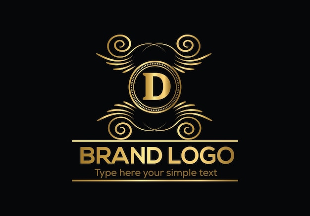 A logo that says brand logo on it