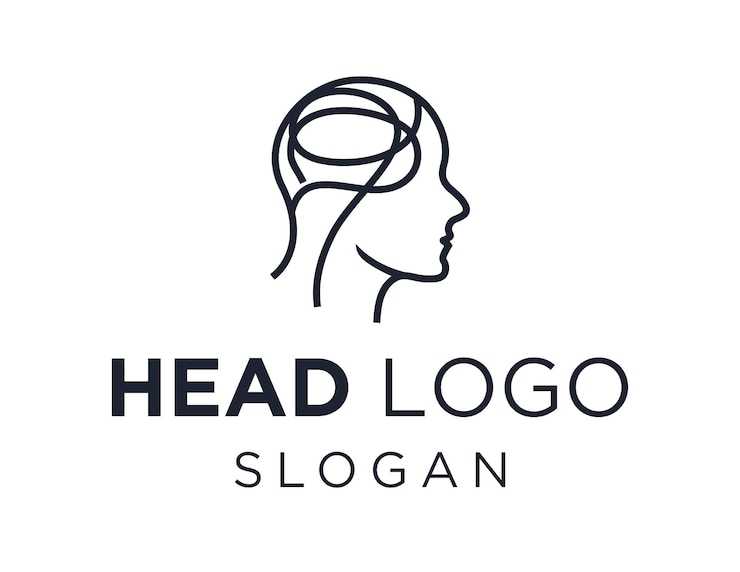 Vector a logo that says head logo on it