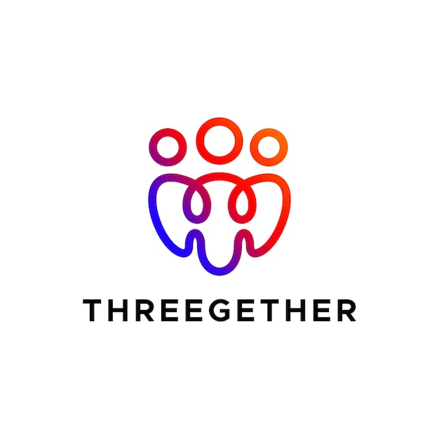 Logo threegether community