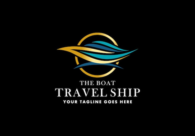 Logo Travel Ship For Travel And Tourism