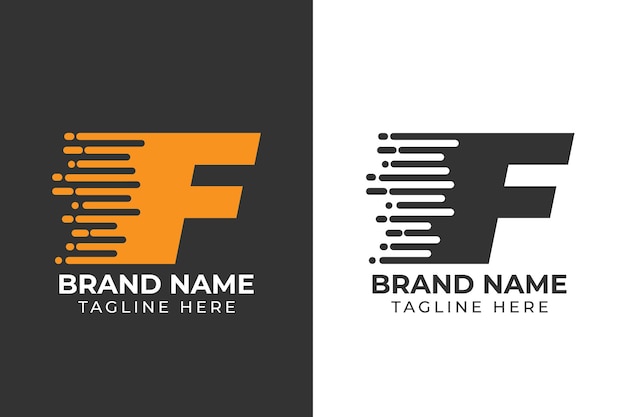 logo type F Move template design