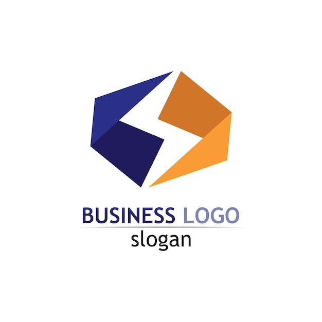 Tipo di logo disegno vettoriale business azienda identità stile icona logo creativo