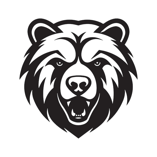 Logo van bear vector sport