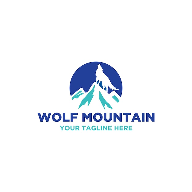 Logo van berg en wolf