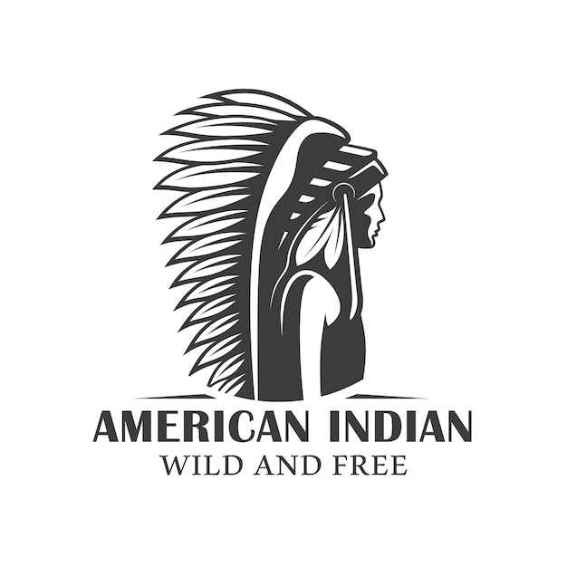 logo van de Amerikaanse Indianen