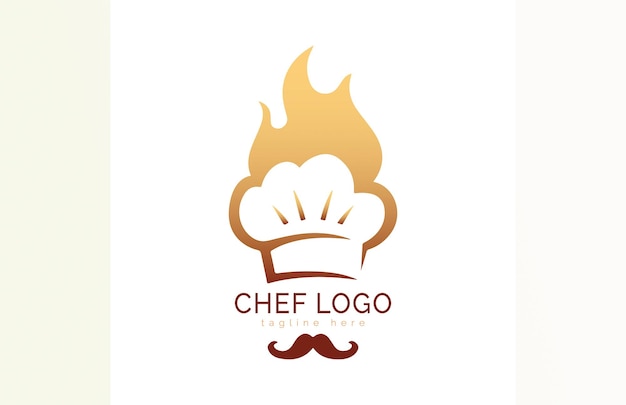 Logo van de chef-kok.