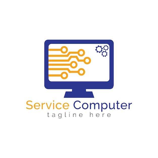 Logo van de computerdienst