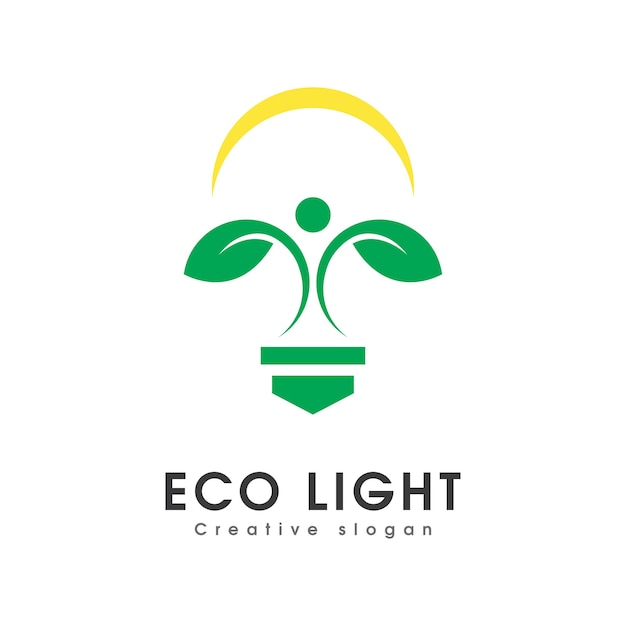 Logo van de eco-lamp