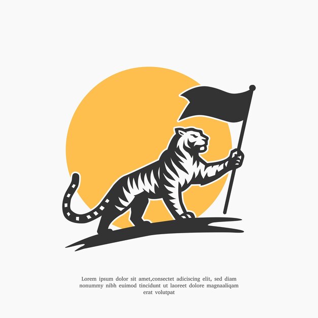 Vector logo van de freedom tiger