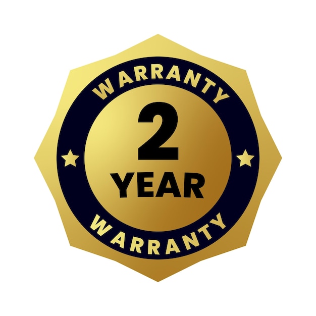 Logo van de garantie van 2 jaar